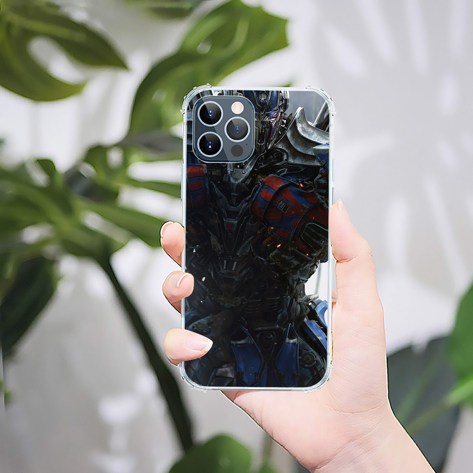 （画像用） Transformers トランスフォーマー 【iPhone 12シリーズ対応】透明スマホケース（クリアソフトケース）